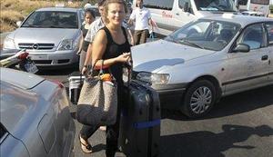Grški taksisti stopnjujejo pritisk ponovno spopadi s policijo