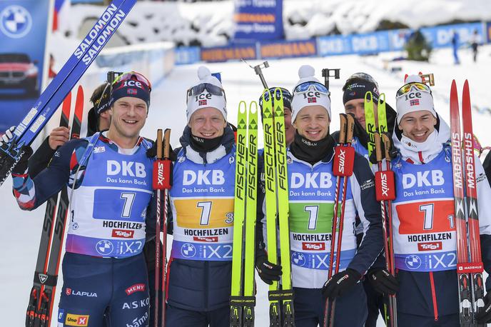 Norveška reprezentanca, biatlon | Zmagali so Norvežani. | Foto Guliverimage
