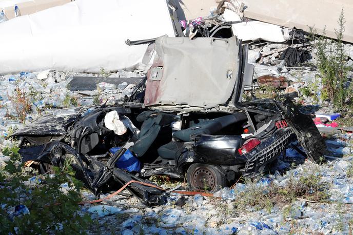 Most Morandi Genova | Sorodniki žrtev se na sodišču še vedno borijo za pravico. | Foto Reuters