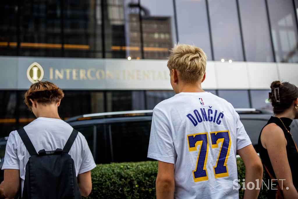 Luka Dončić Lakers v Ljubljani