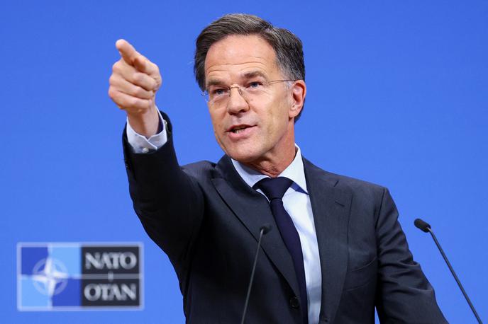 Mark Rutte | Slovenija je lani po navedbah Rutteja za osnovne obrambne izdatke namenila okoli 1,6 odstotka BDP. | Foto Reuters