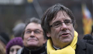 Nemška policija prijela nekdanjega katalonskega voditelja Puigdemonta