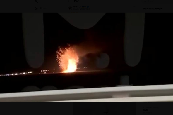 Strmoglavil ruski strateški bombnik #video