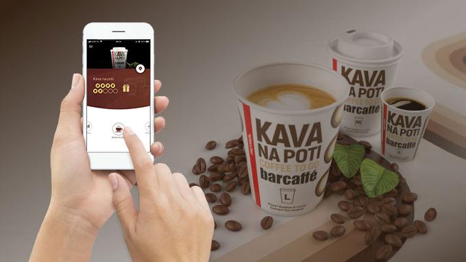 Plačujte kavo z aplikacijo Na poti, zbirajte Zlata zna in vsak 10. lonček kave bo brezplačen.   | Foto: 