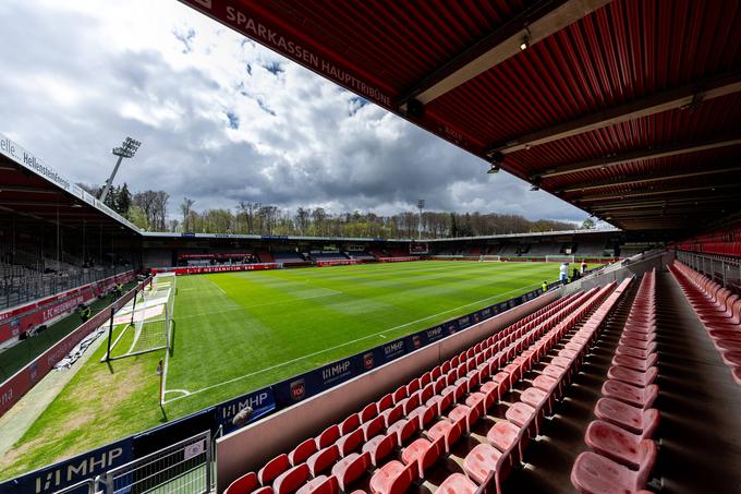 Stadion Voith-Arena, ki sprejme 15 tisoč gledalcev, je vajen gostovanja svetovnih zvezdnikov. V nemškem prvenstvu tako na njem igrajo tudi Harry Kane, Jamal Musiala in Florian Wirtz, pa tudi Benjamin Šeško in Kevin Kampl. | Foto: Guliverimage