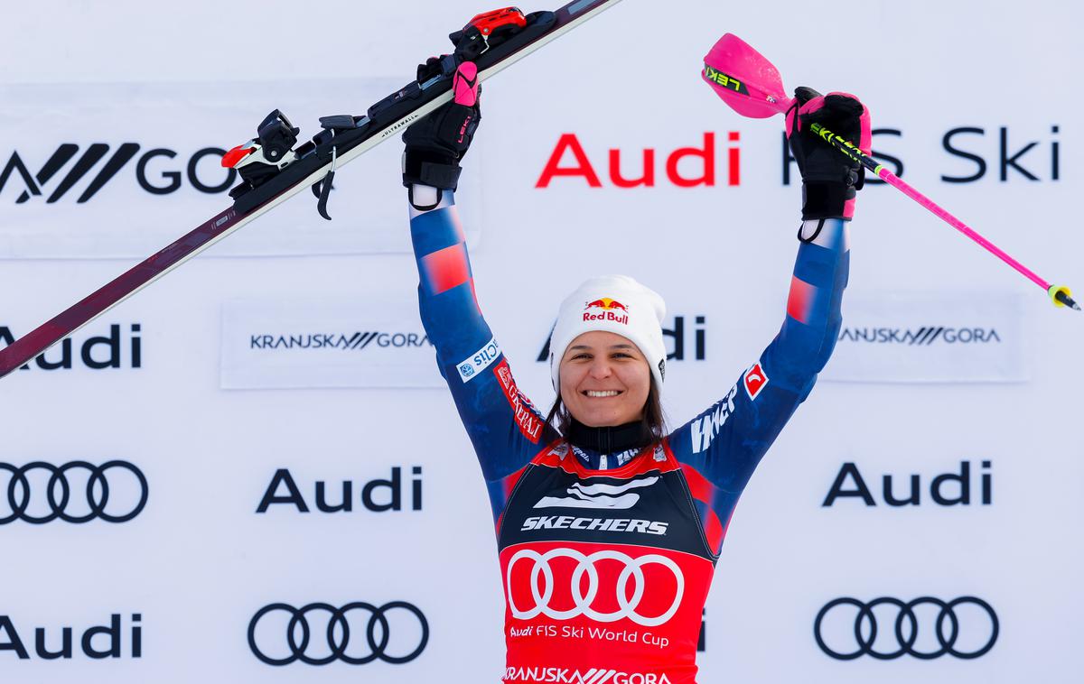 Kranjska Gora, slalom | Hrvaška smučarka Zrinka Ljutić nadaljuje zmagoviti niz. | Foto Aleš Fevžer