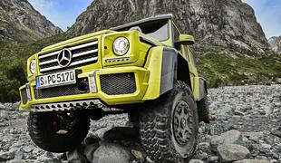 Mercedesov avtomobilski alpinist za na konec sveta #video