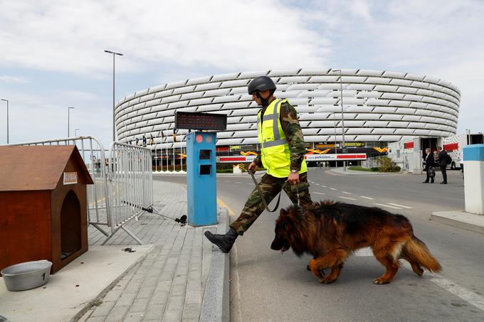 Stadion v Bakuju bo prvič gostil finale evropskega tekmovanja. | Foto: Reuters