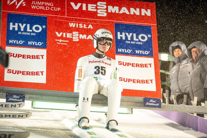 Domen Prevc se ni prebil na tekmo. | Foto: Guliverimage