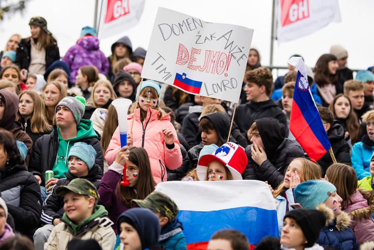 otroci, Planica 2025 | Foto: Grega Valančič