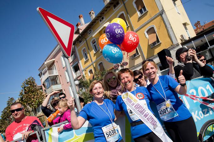 Slavica Lenko je na Istrskem maratonu praznovala svoj 60. rojstni dan. | Foto: Urban Urbanc/Sportida