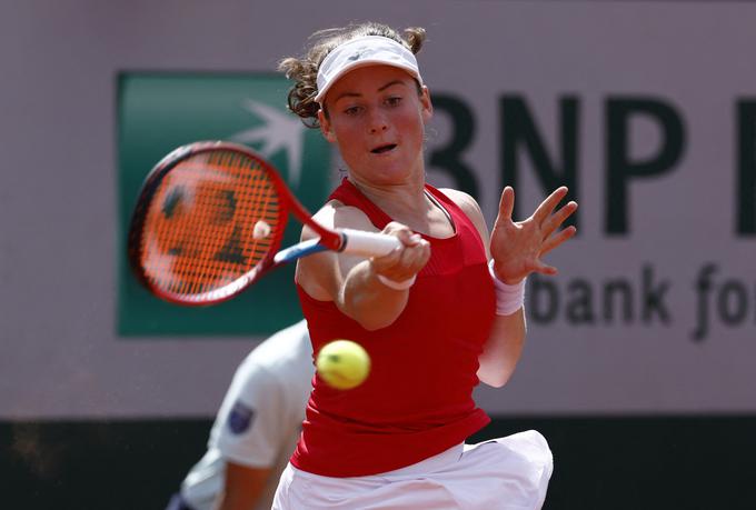 Tamara Zidanšek se je uvrstila v drugi krog turnirja v Bad Homburgu. | Foto: Reuters