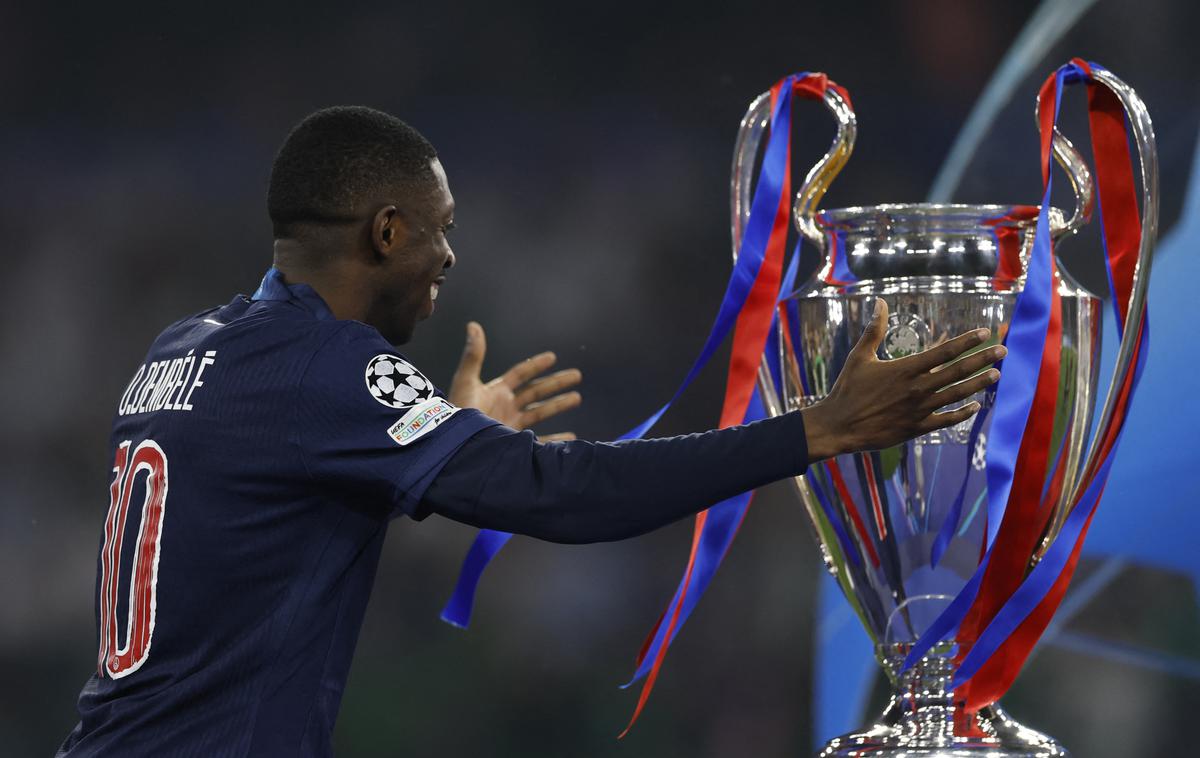 Ousmane Dembele | Ousmane Dembele je najboljši igralec lige prvakov v sezoni 2024/25. | Foto Reuters