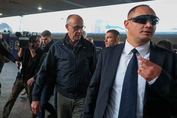 Friedrich Merz | Nemški kandler Friedrich Merz je napovedal, da bo ukrajinskemu predsedniku Volodimirju Zelenskemu zagotovil nadaljnjo pomoč Nemčije. | Foto Reuters