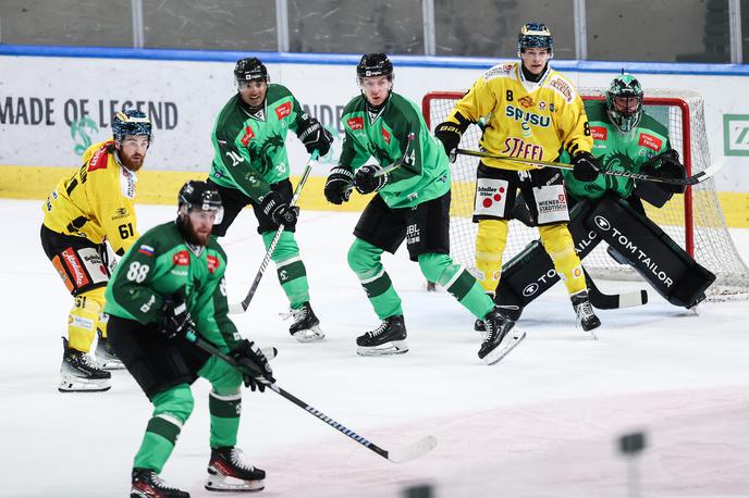 HK Olimpija Ljubljana - Vienna Capitals, liga ICEHL | Hokejisti HK Olimpija so po podaljšku premagali Dunaj. | Foto Aleš Fevžer