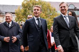 Emmanuel Macron, Robert Goob, Tina Gaber, Zoran Janković