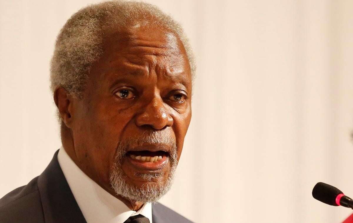 Kofi Annan | Kofi Annan je po krajši bolezni v starosti 81 let umrl 18. avgusta. Zadnja leta svojega življenja je preživel v Švici. | Foto Reuters