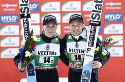 Avstrijsko zmagoslavje, Prevc in Lanišek druga, tudi Finca na stopničkah