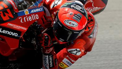 Bagnaia s prvega mesta v Assnu