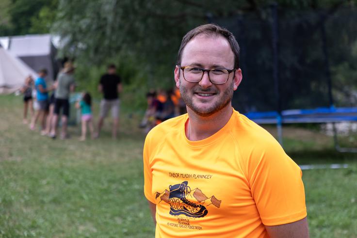 Tehnični vodja tabora Janez Palčnik | Foto: Matej Podgoršek