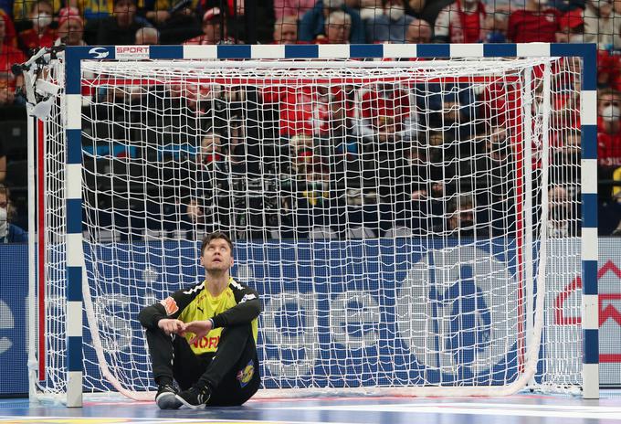 Razočarani danski vratar Niklas Landin. | Foto: Guliverimage/Vladimir Fedorenko