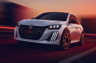 GTi se vrača, a brez bencina: Peugeot je prvič pokazal novega električnega športnika