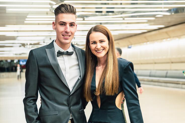 Timi Zajc svojo izbranko Nušo ponosno pokaže v javnosti. | Foto: Mediaspeed