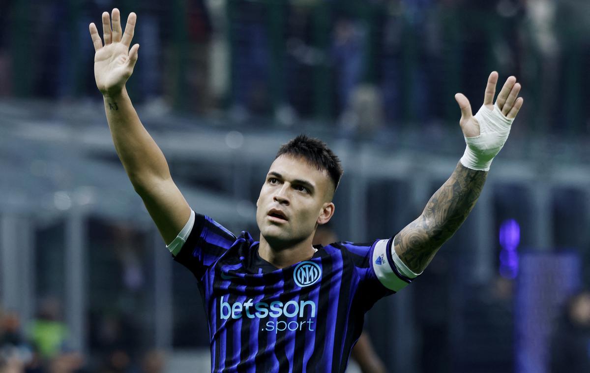 Lautaro Martinez | Lautaro Martinez je zadel ob zmagi vodilnega Interja. | Foto Reuters