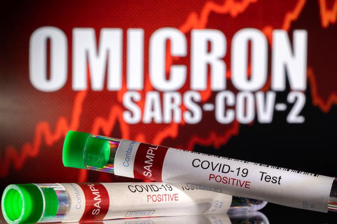 omikron | Omikron v Angliji predstavlja kar 60 odstotkov vseh primerov okužbe z novim koronavirusom. | Foto Reuters