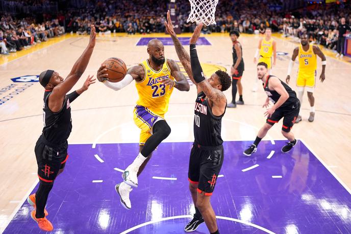 LeBron James | Los Angeles Lakers se se izkazali na prvi tekmi proti Houston Rockets. | Foto Guliverimage