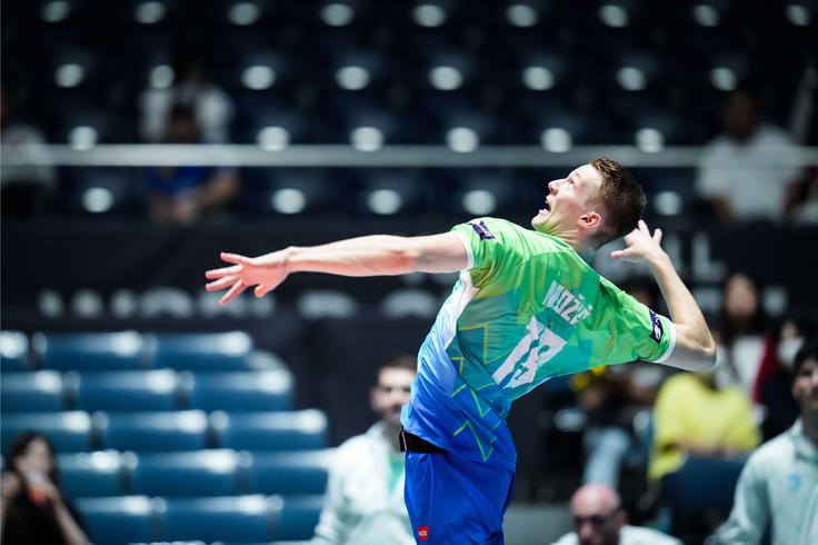 slovenska odbojkarska reprezentanca, olimpijske kvalifikacije, Tokio, Rok Možič | Foto: Volleyball World