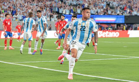 Argentina strla odpor Čila in napredovala, Kanada ugnala Peru