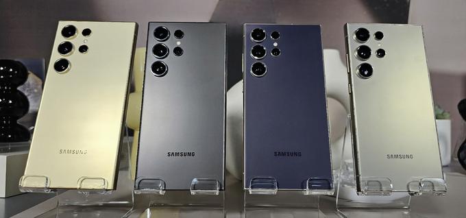 Barvne različice pametnega telefona Samsung Galaxy S24 Ultra  | Foto: Srdjan Cvjetović