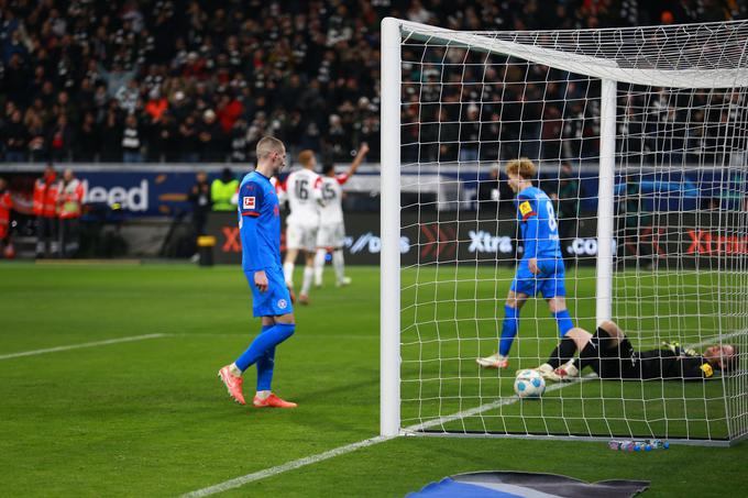 David Zec je v Frankfurtu izkusil moč Eintrachta. | Foto: Guliverimage