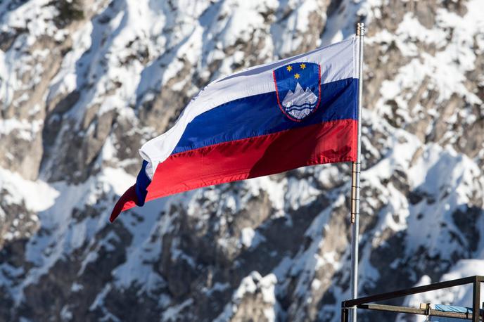 slovenska zastava navijači | V vladi ob današnjem prazniku poudarjajo pomen enotnosti, ki so jo državljani izkazali na plebiscitu. | Foto Guliverimage