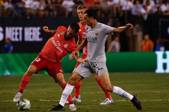 Real Madrid, Roma | Samir Handanović je proti Lyonu branil vso tekmo in ohranil mrežo nedotaknjeno. | Foto Guliver/Getty Images
