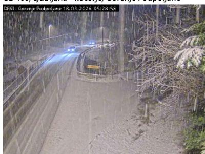 Vremensko opozorilo za vso državo, ponekod promet ovira sneg