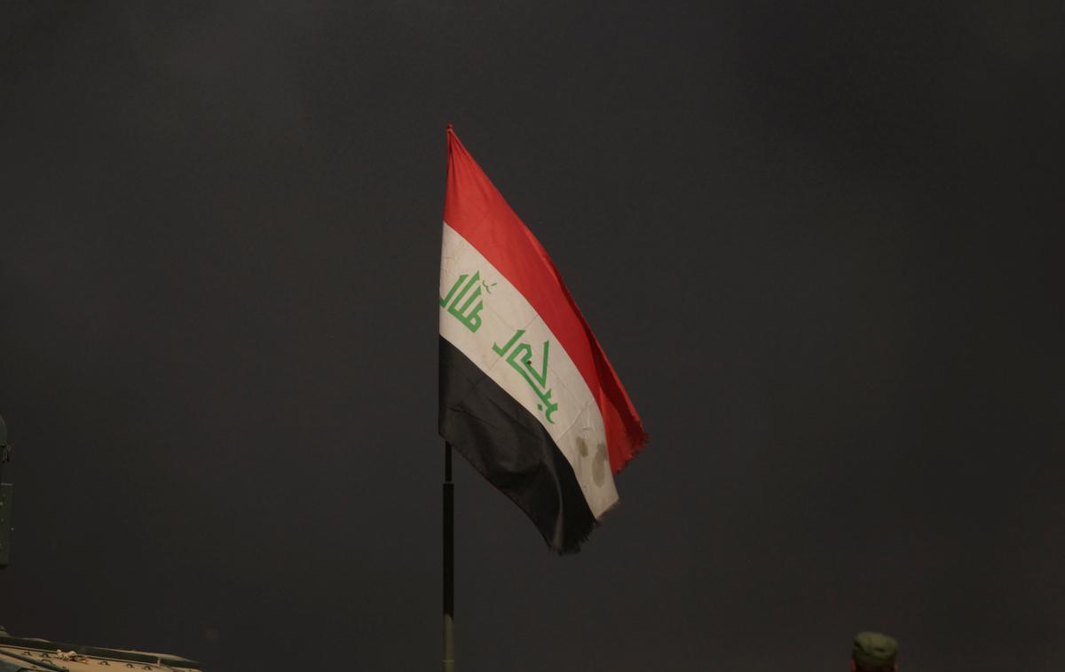 Irak zastava | Od začetka vojne med Izraelom in skrajnim palestinskim gibanjem Hamas postaja v regiji vse bolj napeto. | Foto Reuters
