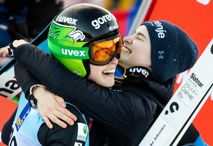 Urša Bogataj je v tej sezoni dvakrat skočila na zmagovalni oder na posamičnih tekmah. Pred prvenstvom je v napovedih previdna. | Foto: Matic Ritonja/Sportida