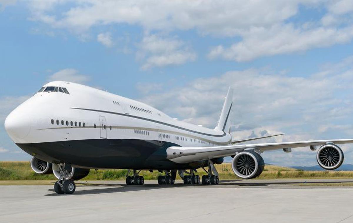 Boeing 747-8i | To je trenutno največje zasebno letalo na svetu, ki so ga predelovali kar štiri leta. | Foto Cabinet Alberto Pinto