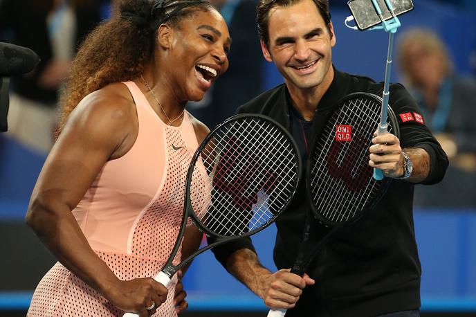 Roger Federer Serena Williams Hopmanov pokal | Serena Williams in Roger Federer sta se pomerila prvič. | Foto Reuters