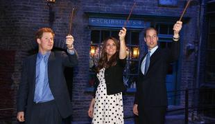 William, Harry in Kate obiskali Harryja Potterja