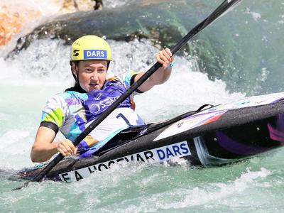 Slalomisti na divjih vodah v Solkanu štirikrat na stopničkah