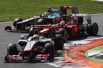 Lewisu zmaga, Perez fantastično, ničla za Red Bull