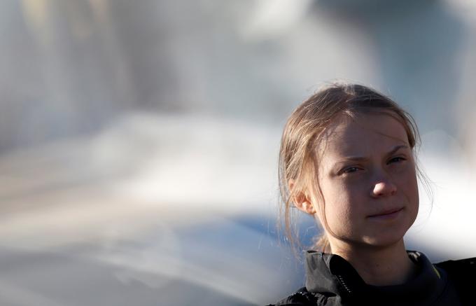 "Borimo se za okolje in podnebje. Če pogledamo s širše perspektive, v osnovi ni bilo storjenega ničesar," je pred začetkom foruma v Davosu poudarila Greta Thunberg. | Foto: Reuters