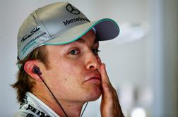 Pred kvalifikacijami najbolj razpoložen Rosberg