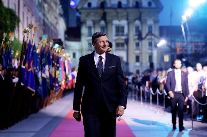 Proslava ob dnevu državnosti | Kot predsednik in kot oče si Borut Pahor želi, da bi otroci, ki rastejo v tej skupnosti, "v nas videli upanje, ki bo poganjalo njihovo domišljijo in navdihovalo njihove talente". | Foto STA