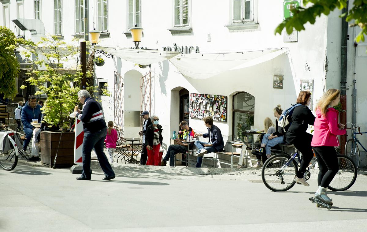 Ljubljana po sprostitvi ukrepov | Foto Ana Kovač