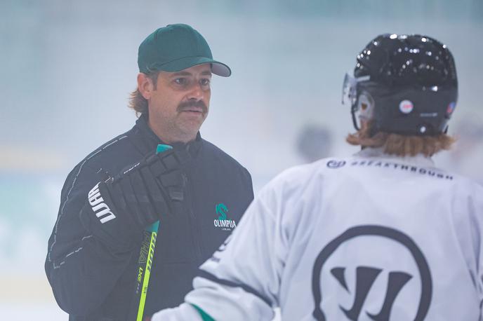 HK Olimpija Ljubljana, Ben Cooper | Ben Cooper bo v novi sezoni glavni trener Olimpije, od katere pričakuje agresiven in fizičen slog igre. | Foto Aleš Fevžer