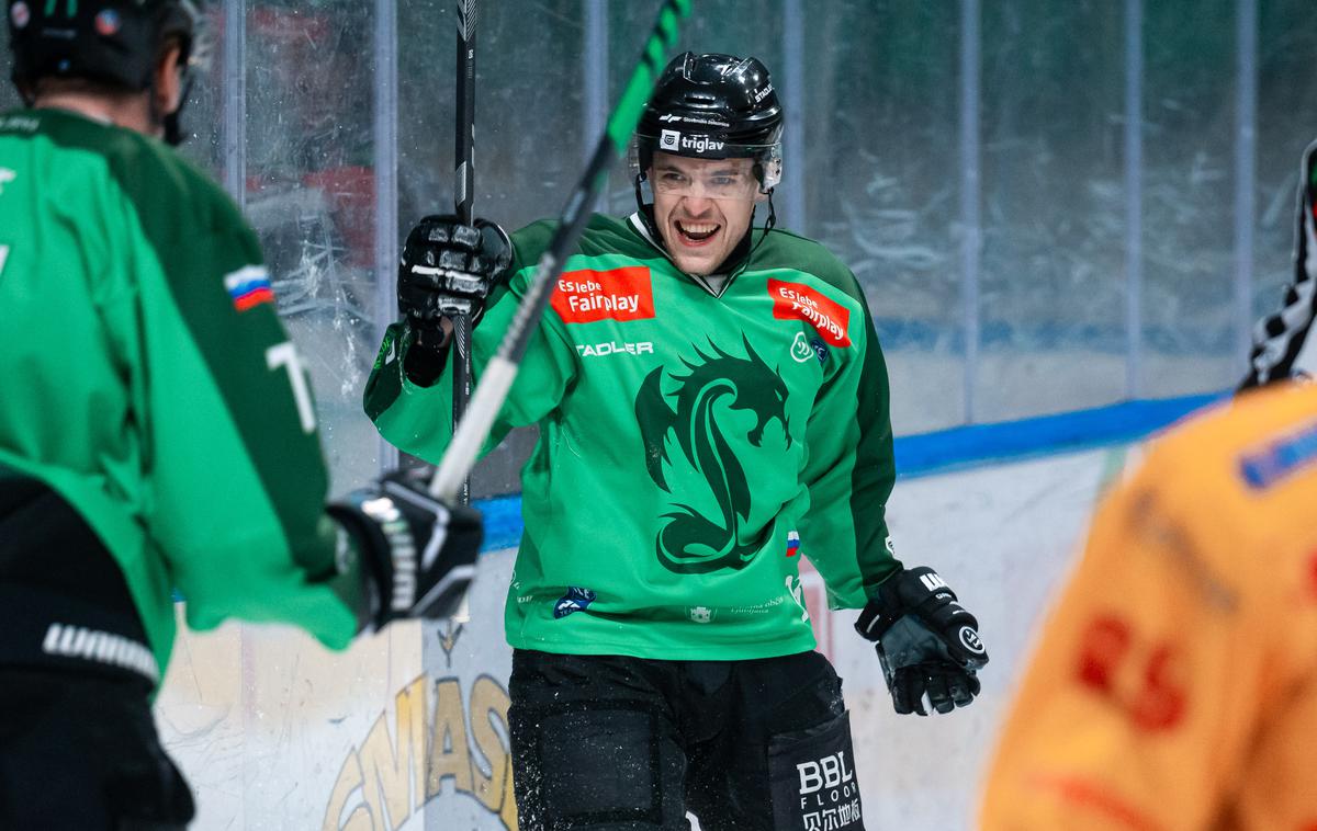 HK Olimpija : Asiago | Olimpija je po podaljšku ugnala Asiago. | Foto Domen Jančič